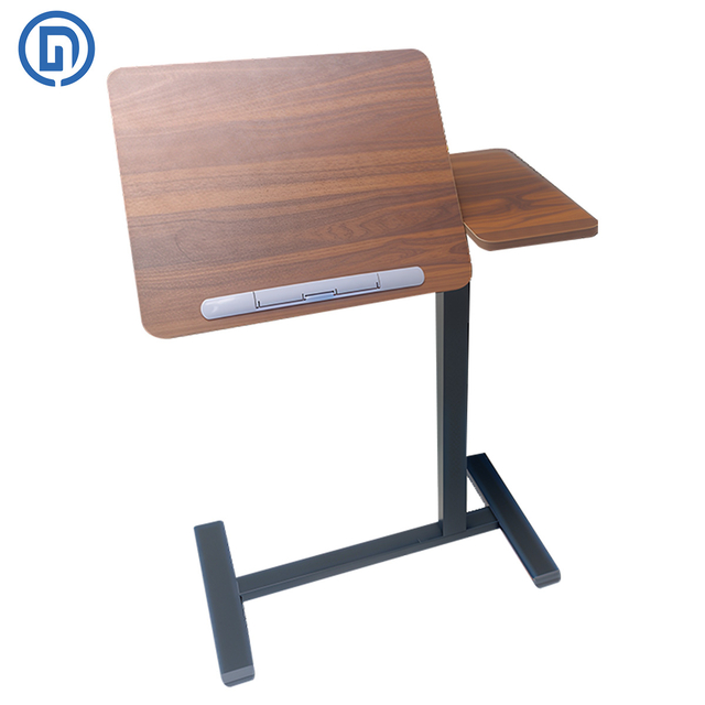 DY-03 Pneumatic Height Adjustable Lifting Desk(Flipping Desktop, Single Column)