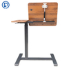 DY-03 Pneumatic Height Adjustable Lifting Desk(Flipping Desktop, Single Column)