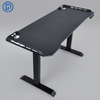 ND-G10 Dual Motor Height-Adjustable Gaming Desk, RGB Light, Black/White Desk Frame, BIFMA Compliant