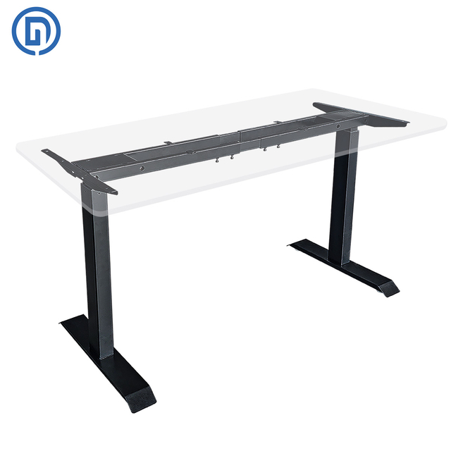 ZY-02 Dual Motor Dual Beam Electric Standing Desk Frame (Infinite Adjustable Extend Beam, 2-Section Lifting)