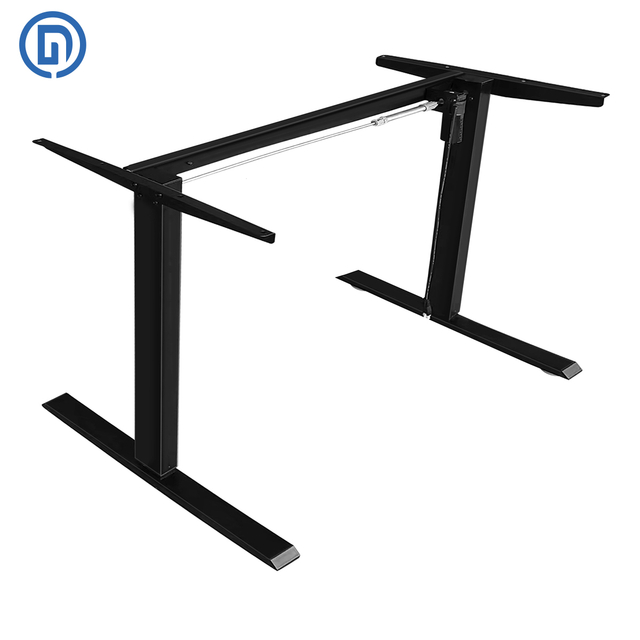 DK-02 Single Motor Single Beam Electric Standing Desk Frame (2-Section Inverted) 