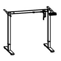 Single Motor Sit Stand Desk Frame
