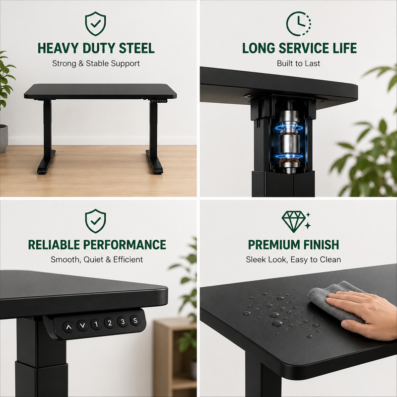 single motor standing desk factory