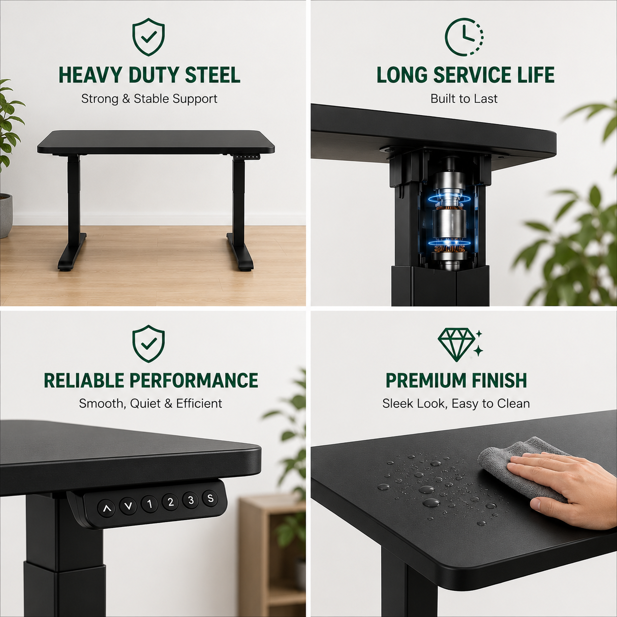 single motor standing desk factory