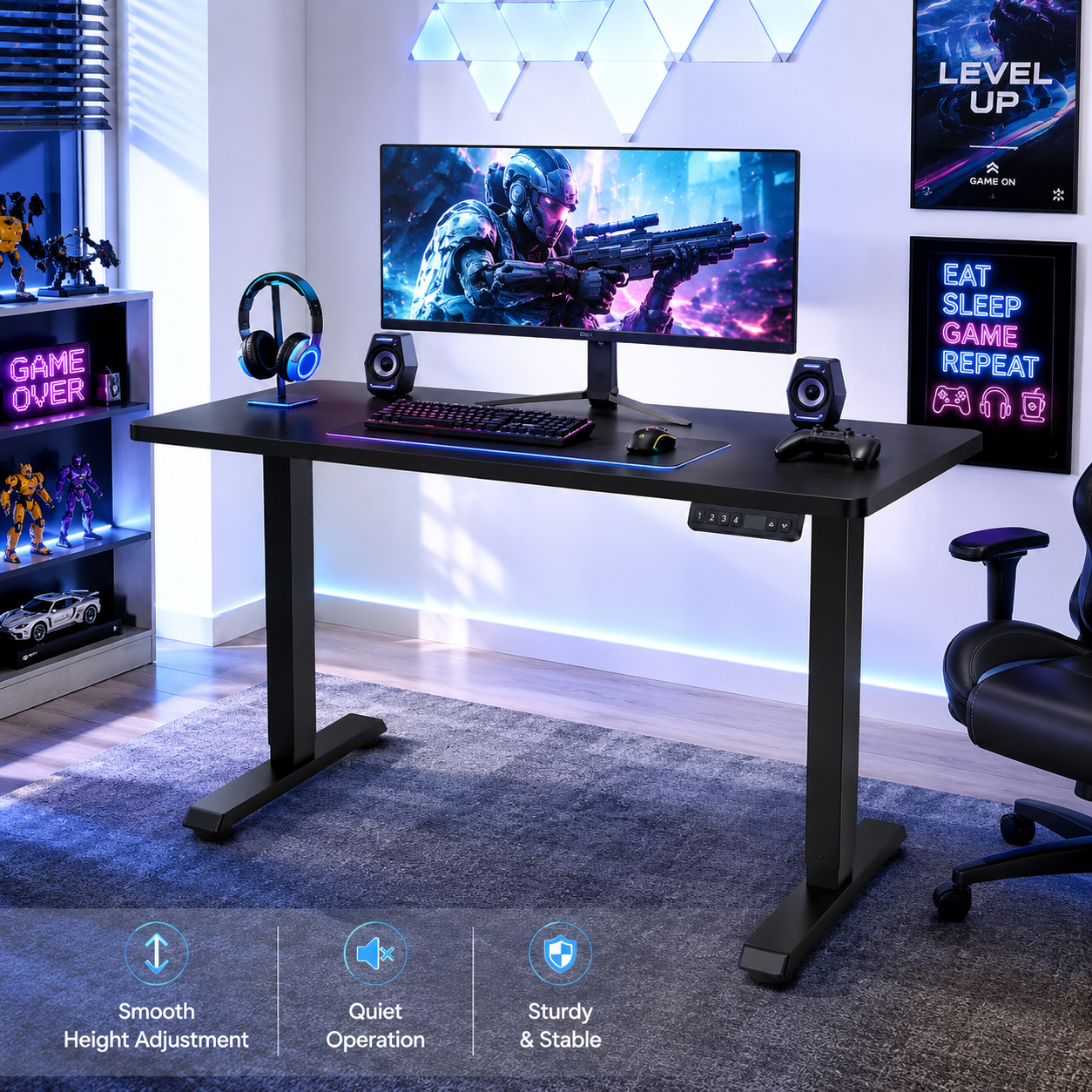 sit to stand desk
