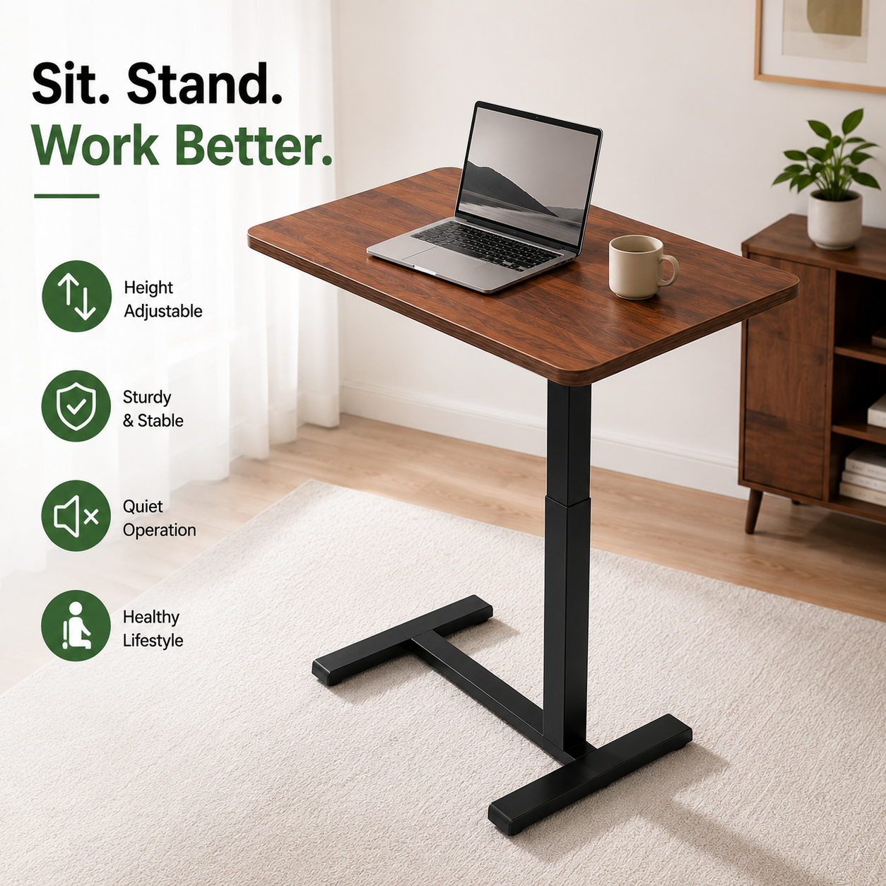 bulk pneumatic standing desks