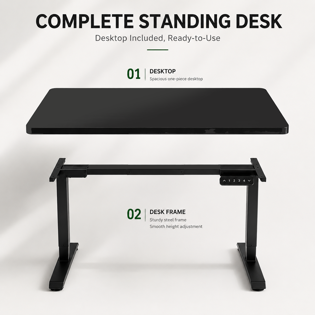 electric height adjustable desk