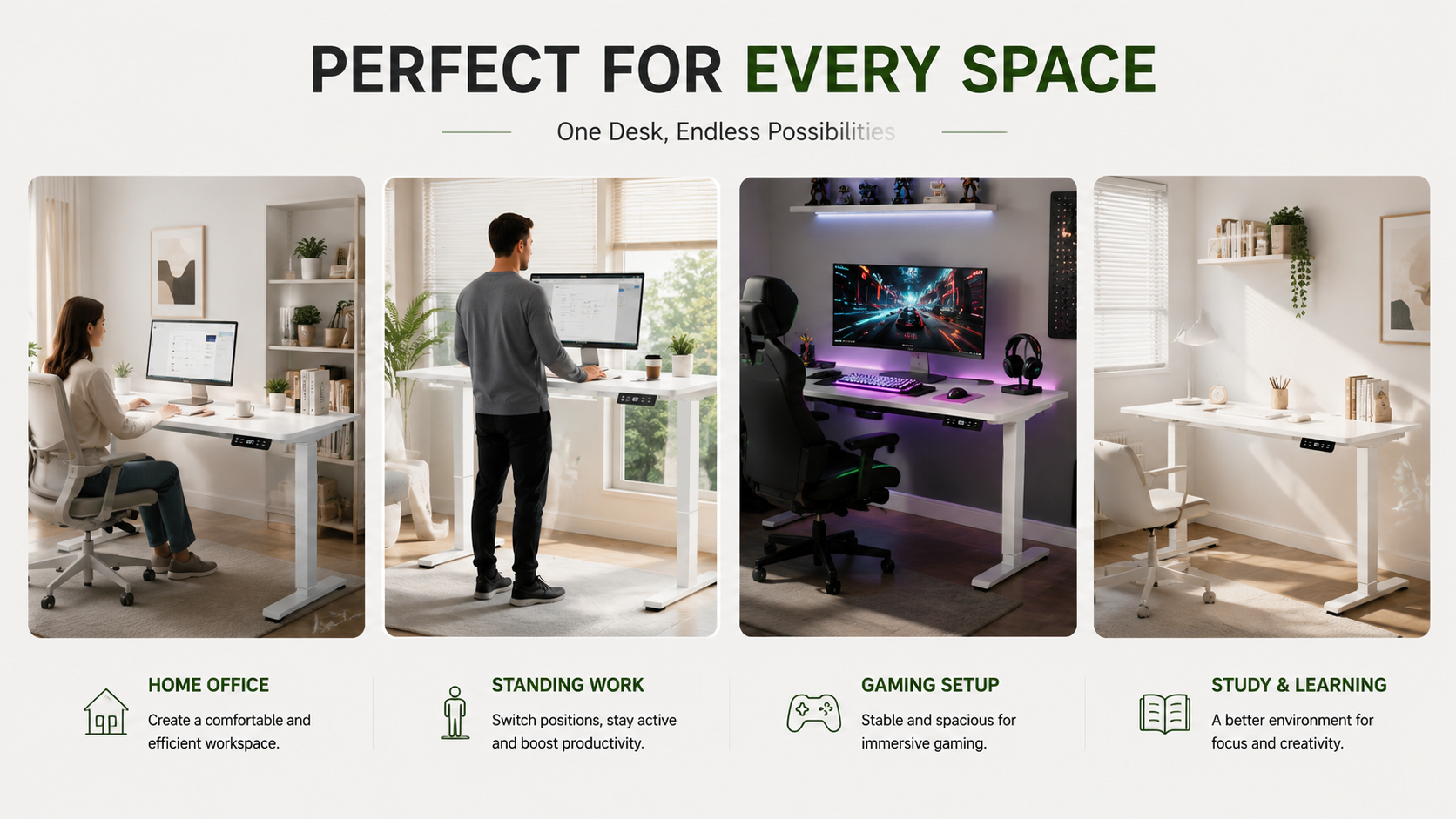 adjustable height desk