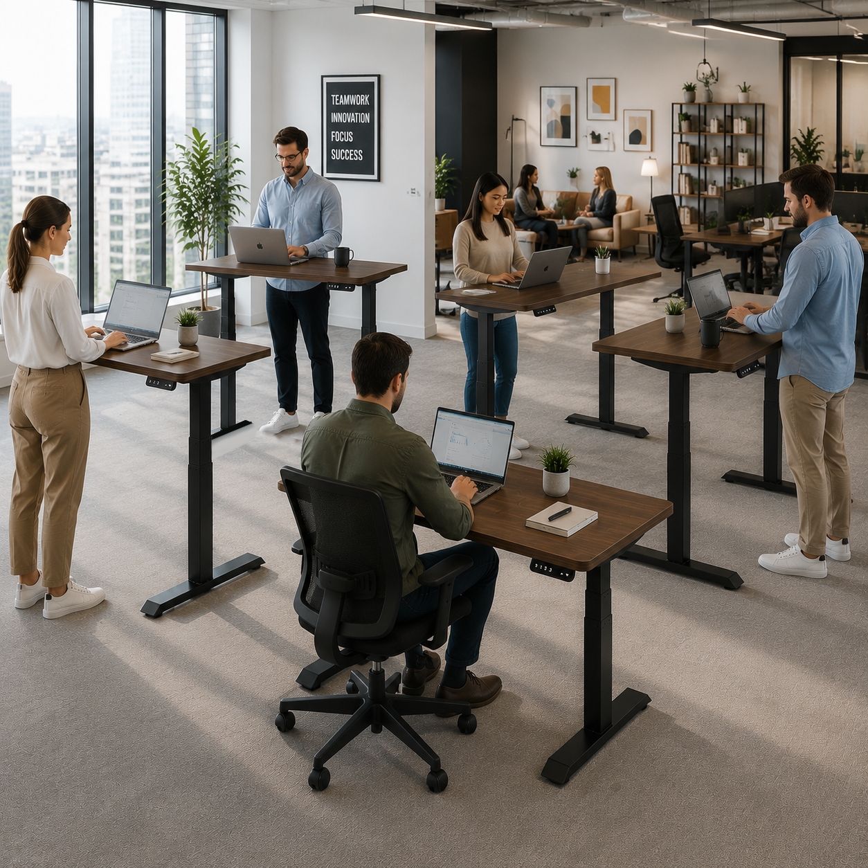 custom standing desk
