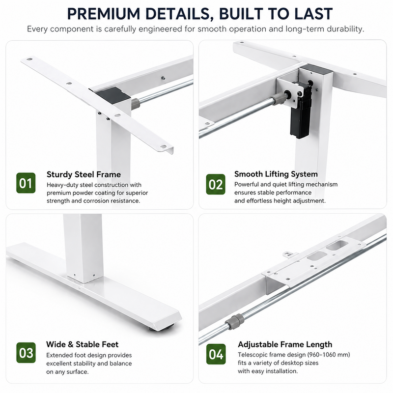 adjustable computer desk