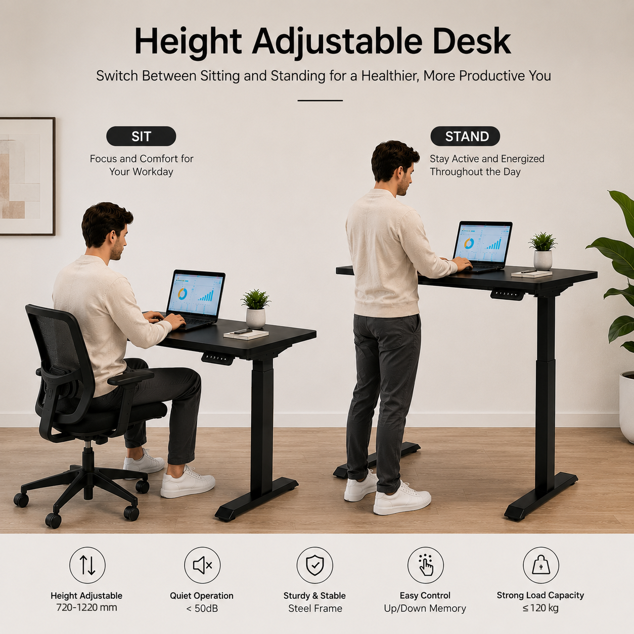 sit stand desk