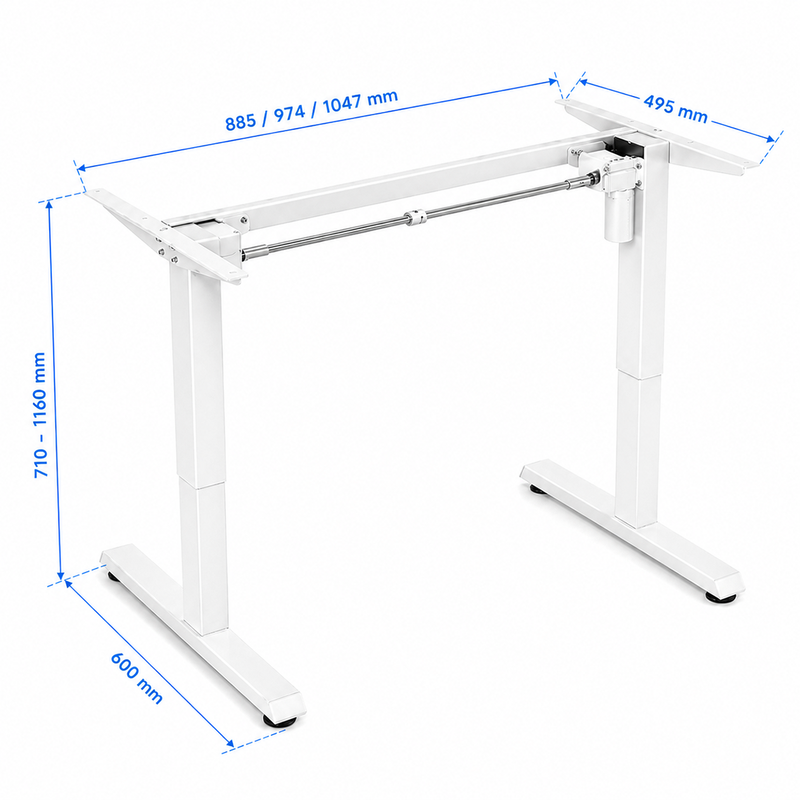 55" &times; 24" Electric Desk
