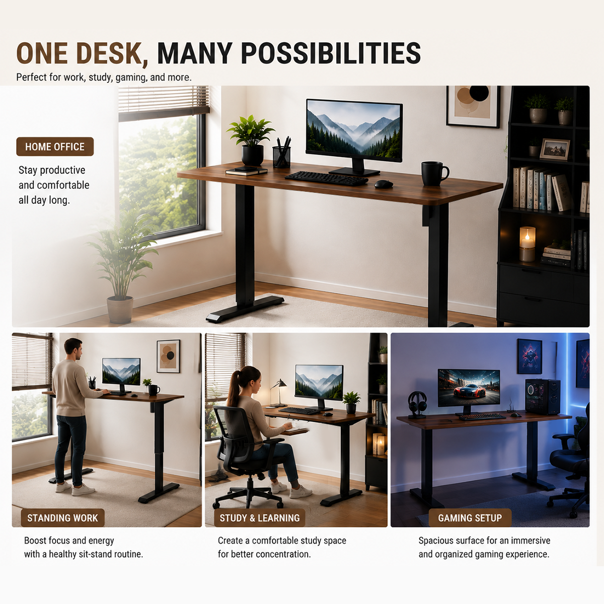 electric standing desk manufacturer