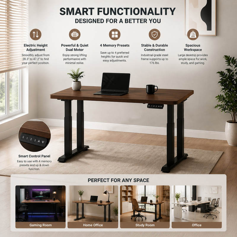 customizable electric standing desk