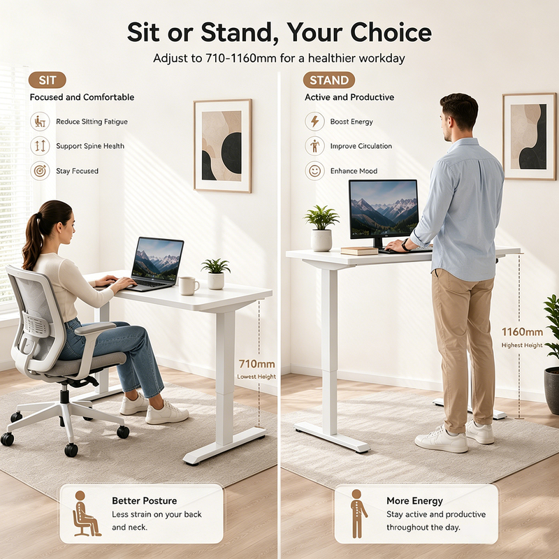 48" &times; 24" Electric Standing Desk