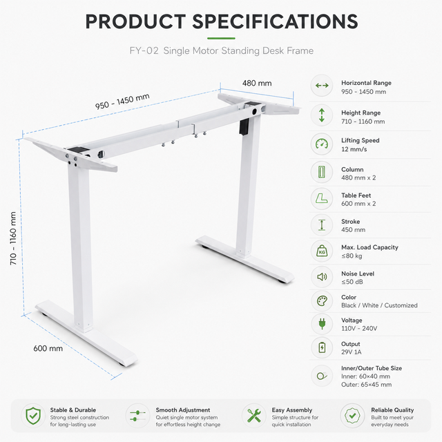 sit stand desk supplier