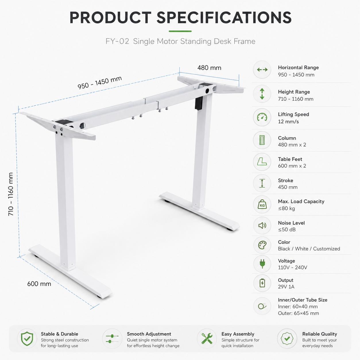 sit stand desk supplier