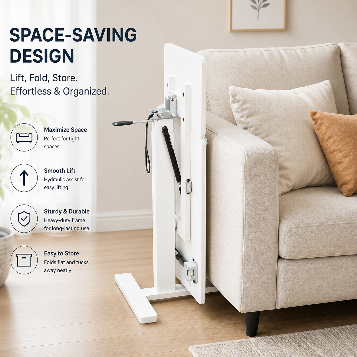 sit to stand foldable desk