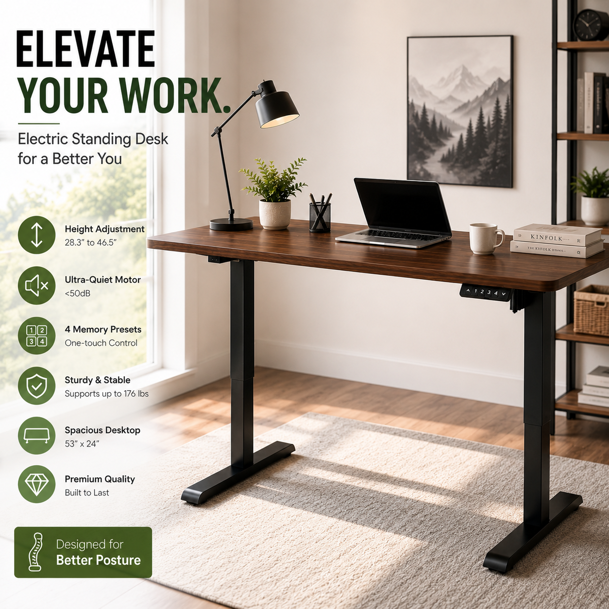 adjustable standing desk manufacturer