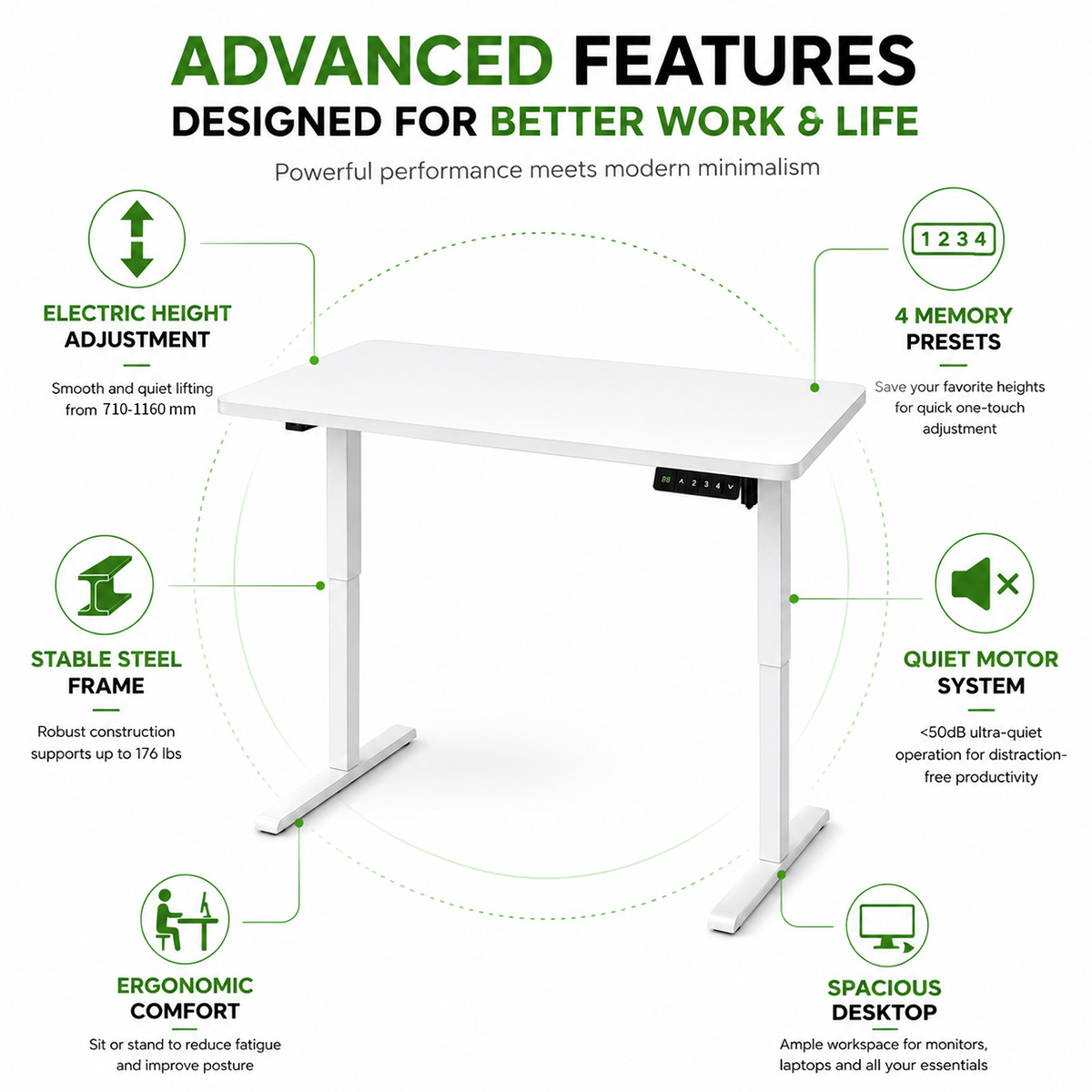 electric standing desk