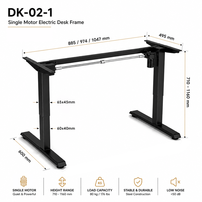 electric height adjustable desk