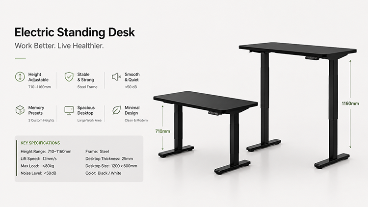 ergonomic desk